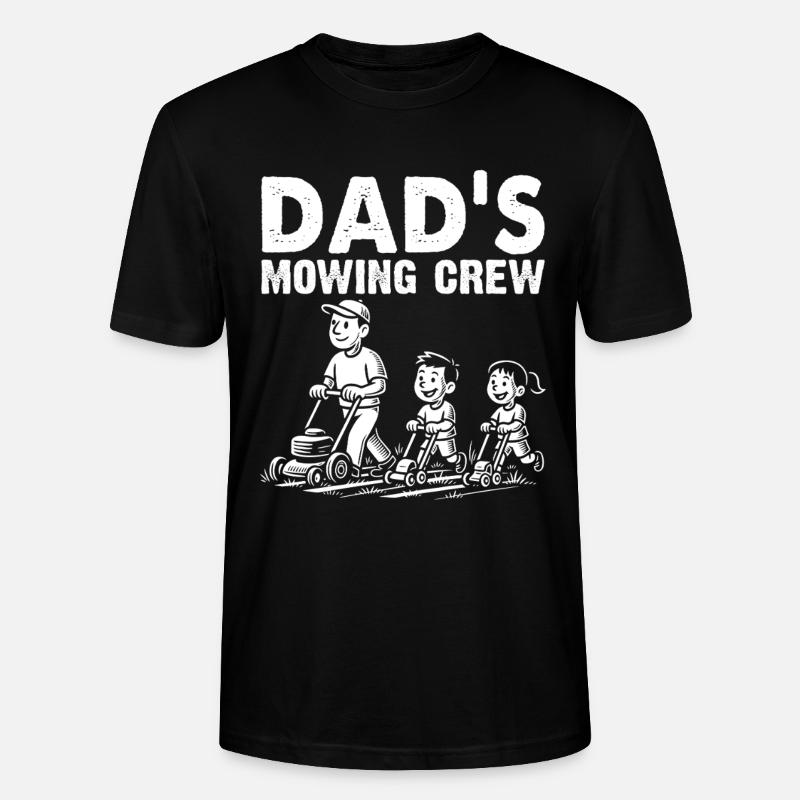 L’équipe de tonte de papa - T-shirt bio CRAFTER Stanley Stella Unisexe - noir