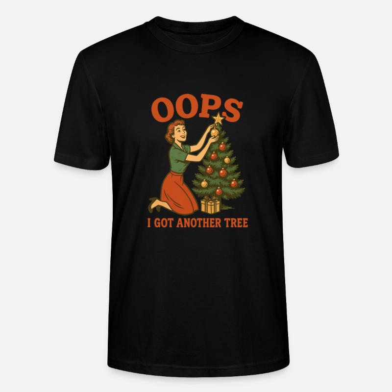 Oops I Got Another Tree - Stanley/Stella Unisex Bio-T-Shirt CRAFTER - Schwarz