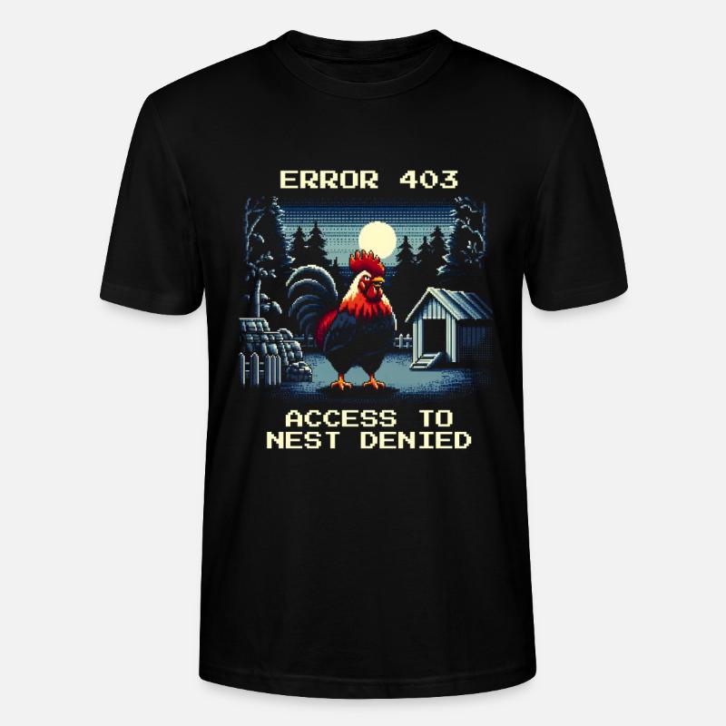 Zugang verweigert | Nest Error 403 - Stanley/Stella Unisex Bio-T-Shirt CRAFTER - Schwarz