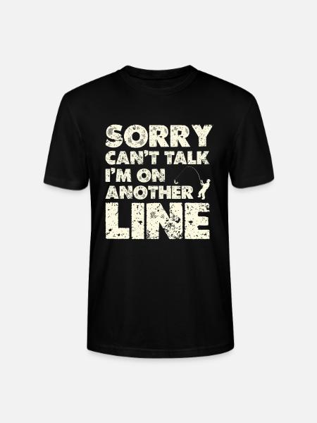 Other Line – Line-Pun Shirt - Stanley/Stella CRAFTER Unisex Organic T-Shirt - black