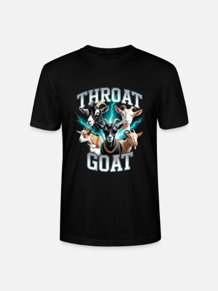 Throat Goat Meme Y2K Bootleg Unwearable - Stanley/Stella CRAFTER Unisex Organic T-Shirt - black
