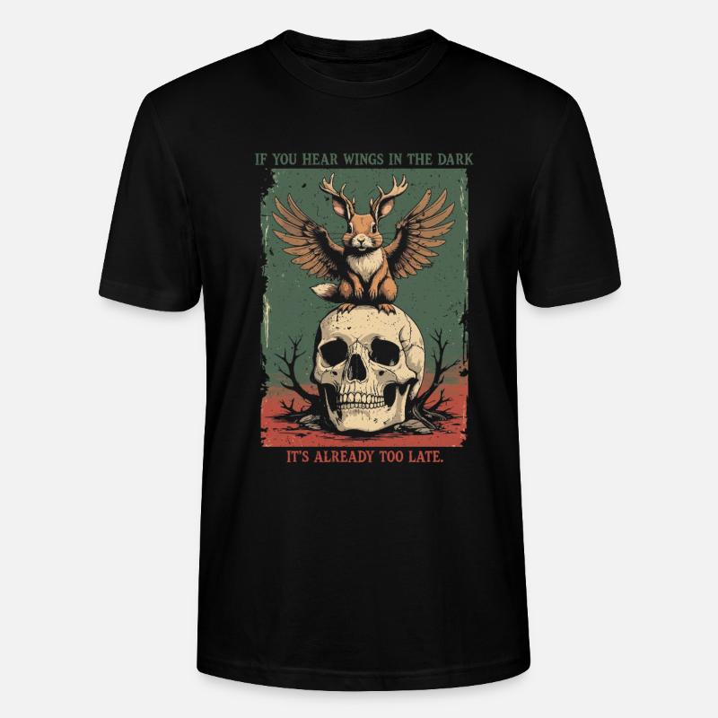 Wolpertinger Mythological Creatures - Stanley/Stella CRAFTER Unisex Organic T-Shirt - black