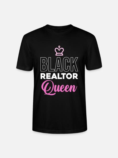 Black Property Queen - Stanley/Stella CRAFTER Unisex Organic T-Shirt - black