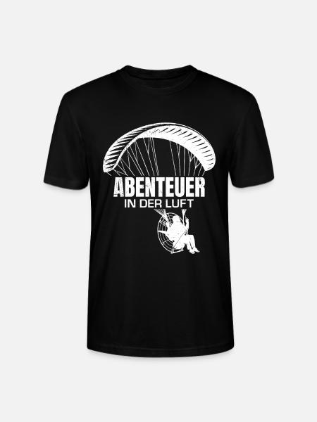 Paramoteur AVENTURE DANS L’AIR Plaisir - T-shirt bio CRAFTER Stanley Stella Unisexe - noir