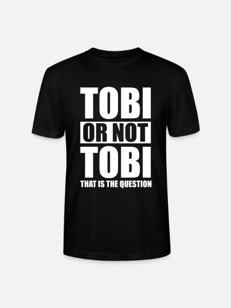 Tobi or not Tobi - Stanley/Stella CRAFTER Unisex Organic T-Shirt - black
