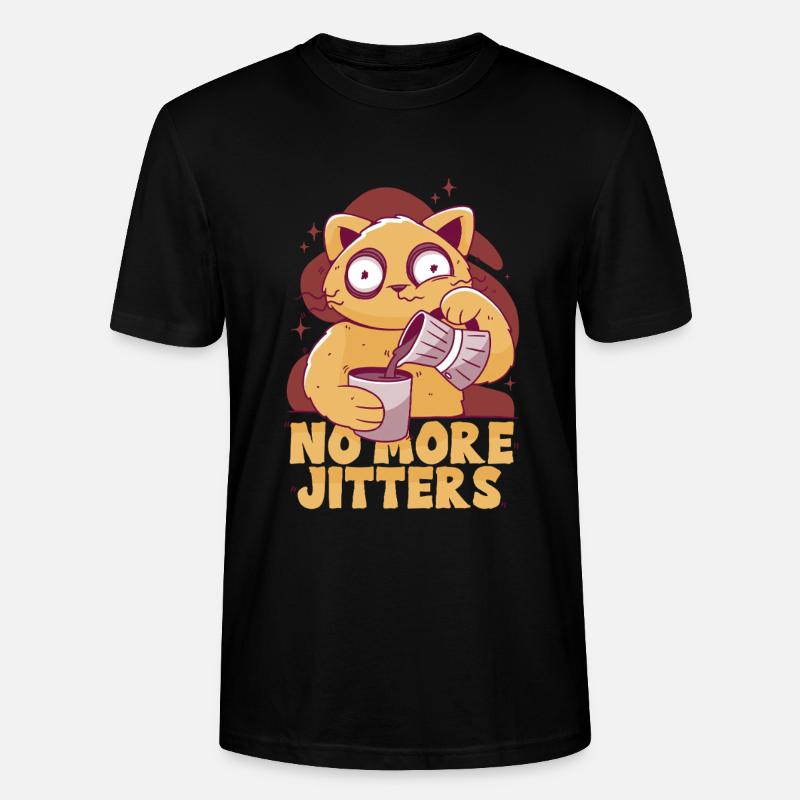 Coffee withdrawal decaffeinated ex-coffee drinker - Stanley/Stella CRAFTER Unisex Organic T-Shirt - black