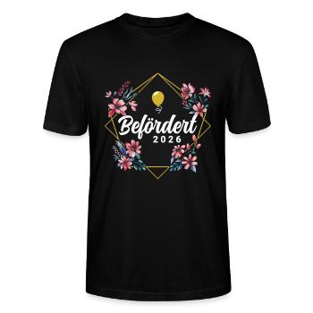 Promoted 2026 - Stanley/Stella CRAFTER Unisex Organic T-Shirt - black - Front - Alina (178cm) & Michal (187cm)