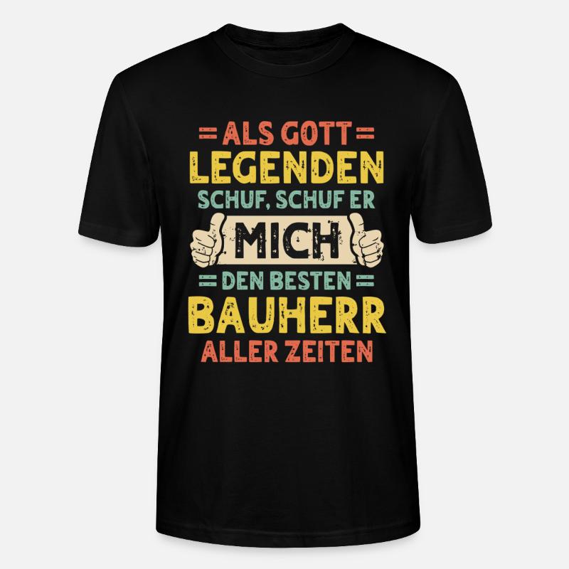 client - T-shirt bio CRAFTER Stanley Stella Unisexe - noir