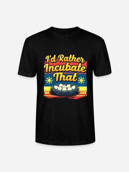 Balut Philippines I'd Rather Incubate That - Stanley/Stella CRAFTER Unisex Organic T-Shirt - black