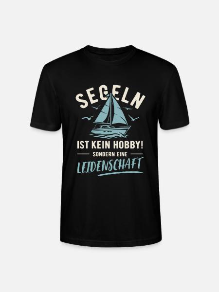 Sailing | Not a hobby but a passion - Stanley/Stella CRAFTER Unisex Organic T-Shirt - black