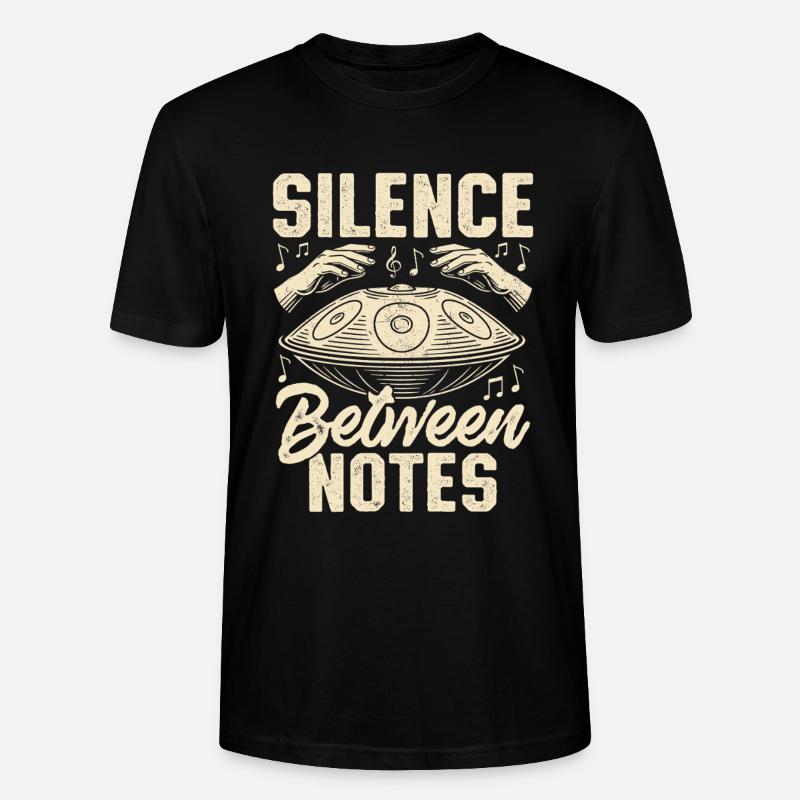 Silence Between Notes - Stanley/Stella Unisex Bio-T-Shirt CRAFTER - Schwarz