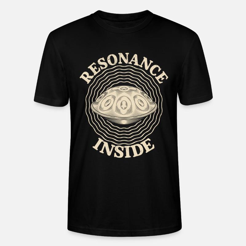 Resonance Inside Handpan - Stanley/Stella Unisex Bio-T-Shirt CRAFTER - Schwarz