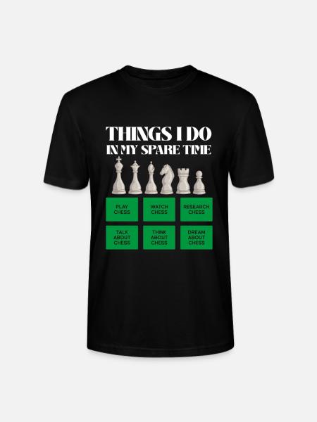 Temps d’échecs pendant les loisirs - T-shirt bio CRAFTER Stanley Stella Unisexe - noir