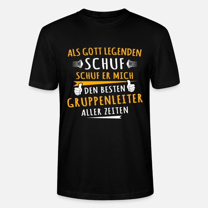 Dirigeants - T-shirt bio CRAFTER Stanley Stella Unisexe - noir