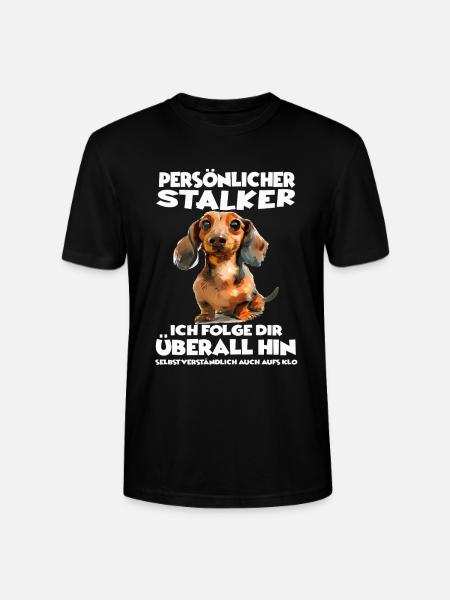 Geschenkidee Hundebesitzer Dackel T - Stanley/Stella Unisex Bio-T-Shirt CRAFTER - Schwarz