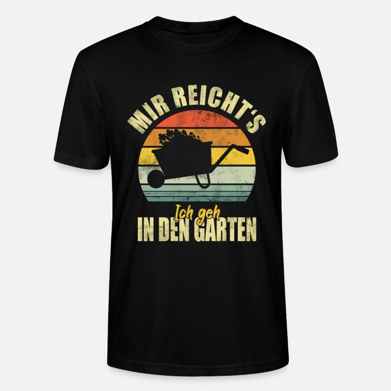 Garten Gärtner Gartenarbeit Lustiger Spruch - Stanley/Stella Unisex Bio-T-Shirt CRAFTER - Schwarz