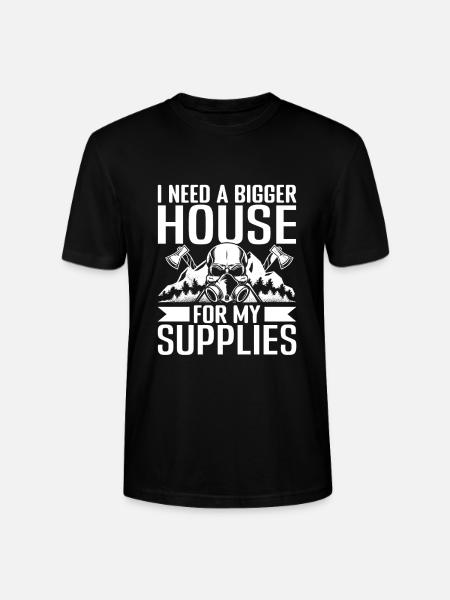  Prepper Must Haves Survivalism Lover Prepping - Stanley/Stella CRAFTER Unisex Organic T-Shirt - black