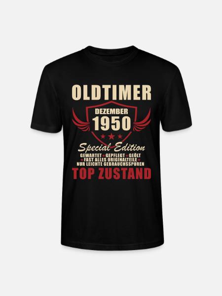 Oldtimer 1950 Special Edition - Stanley/Stella CRAFTER Unisex Organic T-Shirt - black