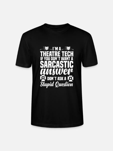 Theaterhelfer Theaternerd Theatertechniker - Stanley/Stella Unisex Bio-T-Shirt CRAFTER - Schwarz