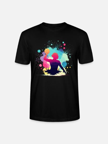 Femme de water-polo, joueuse de water-polo, sport de water-polo - T-shirt bio CRAFTER Stanley Stella Unisexe - noir