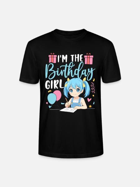 Je suis la fille d’anniversaire - T-shirt bio CRAFTER Stanley Stella Unisexe - noir