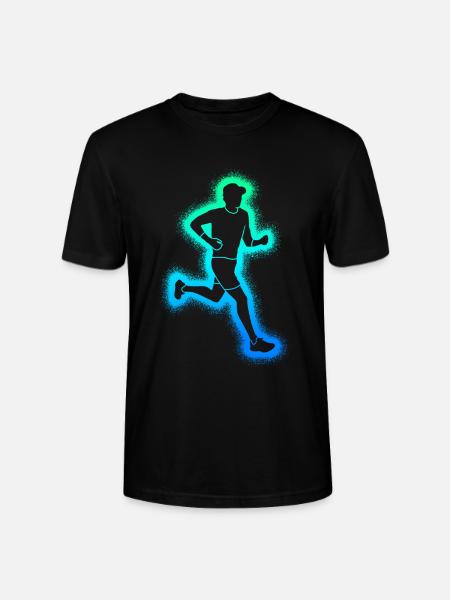 Running Jogging Kids Men Boys Runners - Stanley/Stella CRAFTER Unisex Organic T-Shirt - black