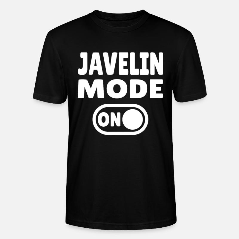 Javelin Mode ON - Speerwerfen - Stanley/Stella Unisex Bio-T-Shirt CRAFTER - Schwarz