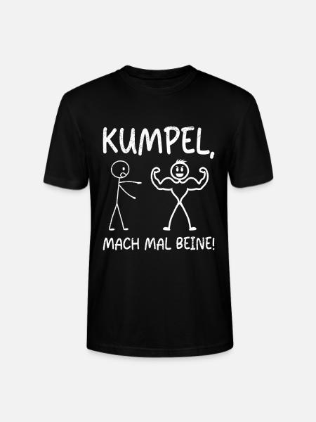Fitness BUDDY MAKE LEGS FUNNY - Stanley/Stella CRAFTER Unisex Organic T-Shirt - black