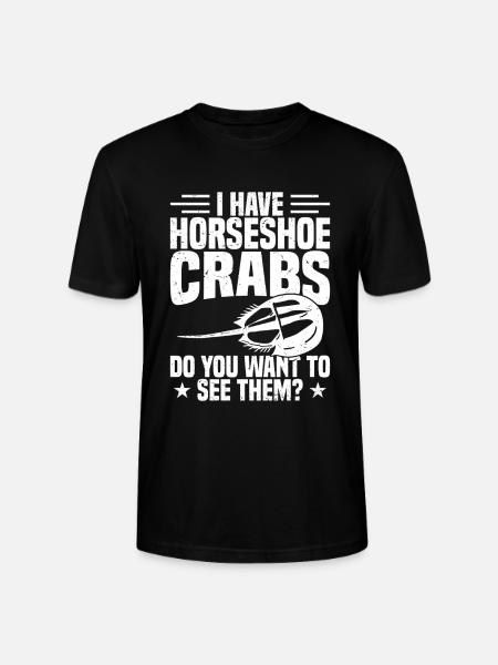  Chelicerate Horseshoe Crab Stuffed Animal - Stanley/Stella CRAFTER Unisex Organic T-Shirt - black