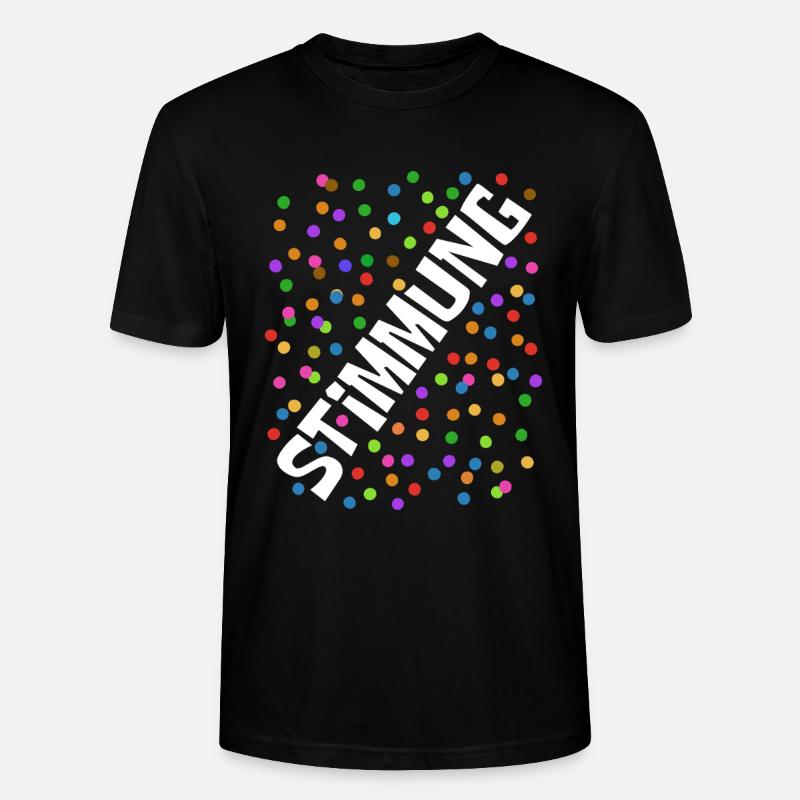 Carnaval - Carnaval - Atmosphère - Confettis - T-shirt bio CRAFTER Stanley Stella Unisexe - noir