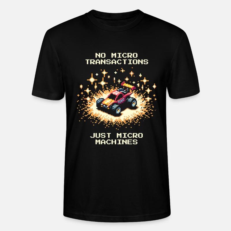 Pas de microtransactions | Voitures RC - T-shirt bio CRAFTER Stanley Stella Unisexe - noir