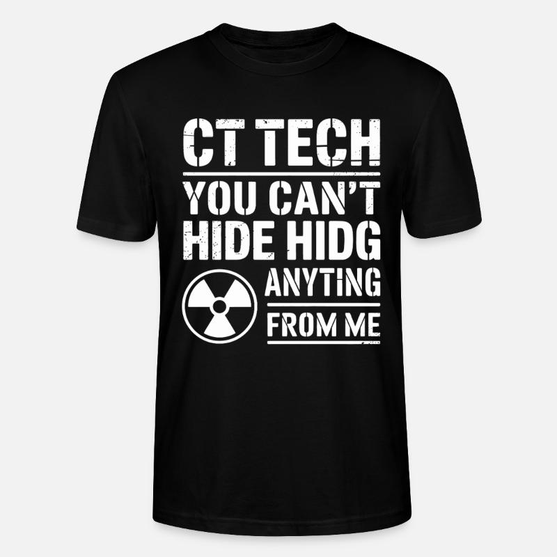 CT Tech: Nothing to hide - Stanley/Stella CRAFTER Unisex Organic T-Shirt - black