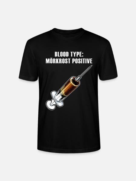 Groupe sanguin de Mörkrost - T-shirt bio CRAFTER Stanley Stella Unisexe - noir