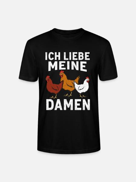 J’adore mes poules de fille - T-shirt bio CRAFTER Stanley Stella Unisexe - noir