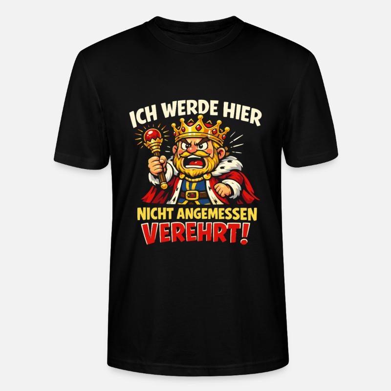 Un roi pas suffisamment vénéré - T-shirt bio CRAFTER Stanley Stella Unisexe - noir