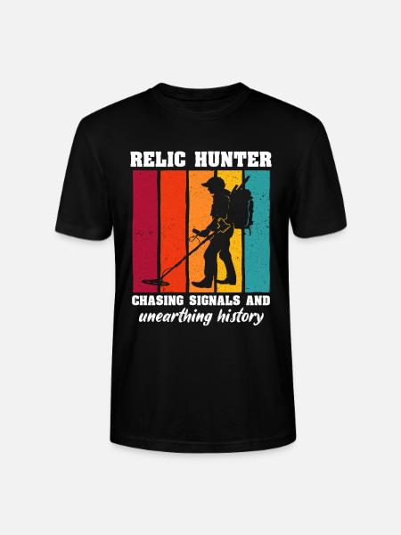 Metalldetektor Relikte Suchen - Stanley/Stella Unisex Bio-T-Shirt CRAFTER - Schwarz