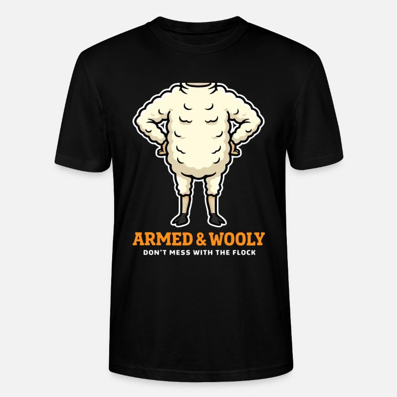 Déguisement de mouton - T-shirt bio CRAFTER Stanley Stella Unisexe - noir