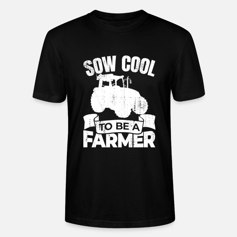 So Cool ein Bauer zu sein - Stanley/Stella Unisex Bio-T-Shirt CRAFTER - Schwarz