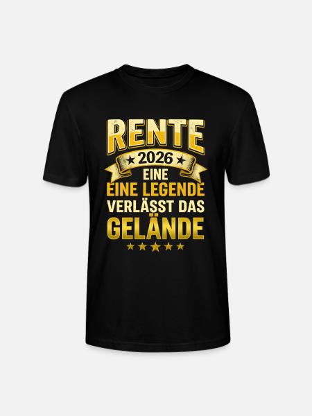 Retraite 2026 : Legend quitte le site - T-shirt bio CRAFTER Stanley Stella Unisexe - noir