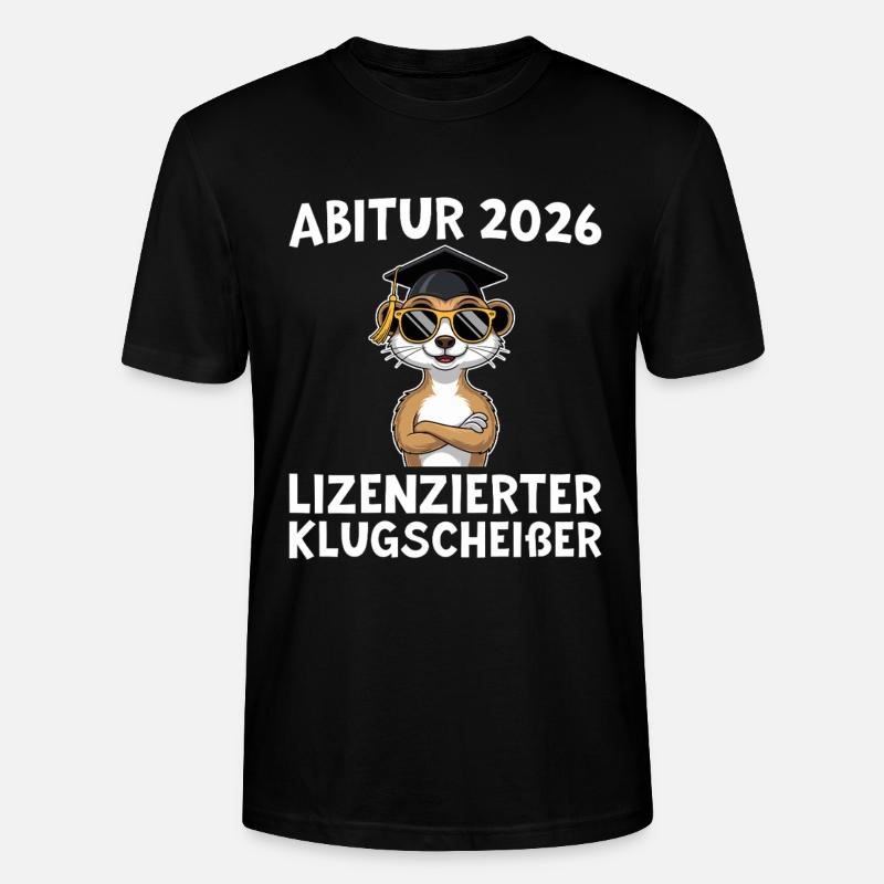 Final exam 2026 Abitur passed - Stanley/Stella CRAFTER Unisex Organic T-Shirt - black