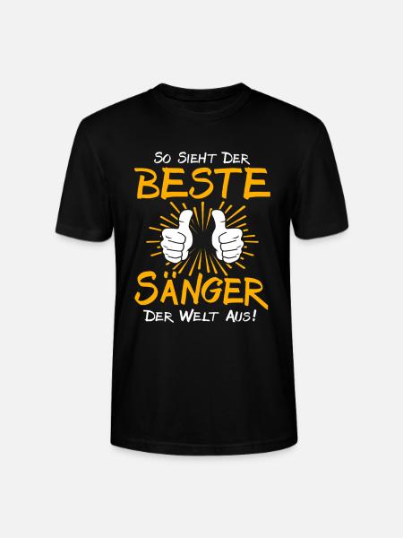 Singer Gift Idea - Stanley/Stella CRAFTER Unisex Organic T-Shirt - black