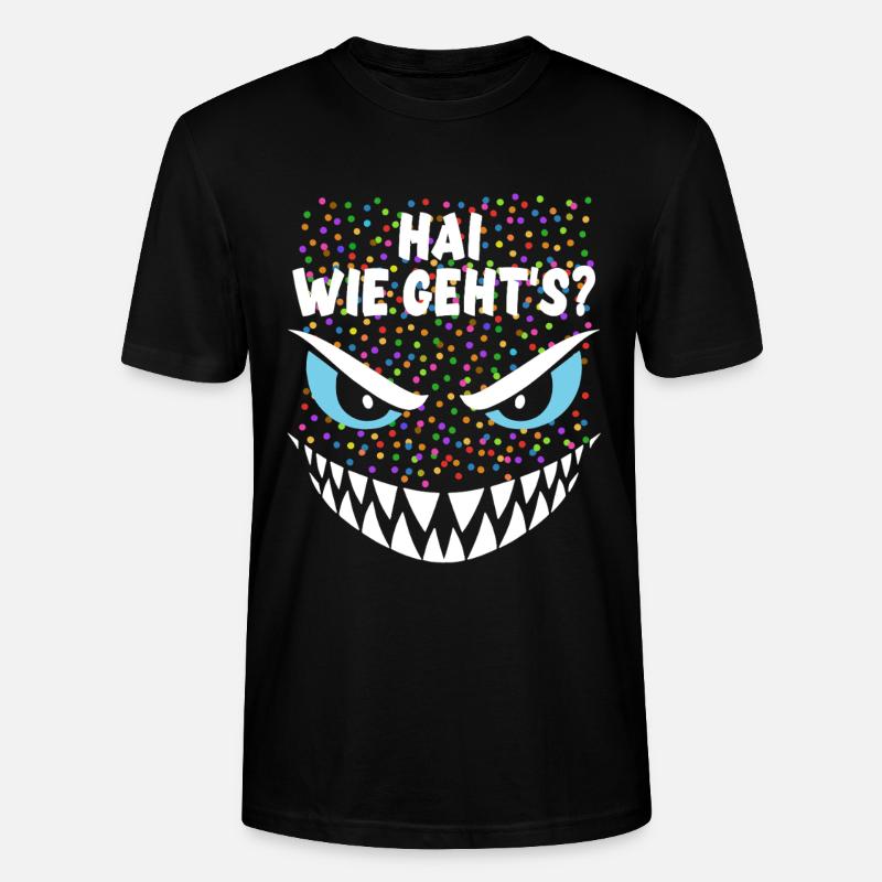 Requin, comment vas-tu ? | Costume, Carnaval, Déguisement - T-shirt bio CRAFTER Stanley Stella Unisexe - noir
