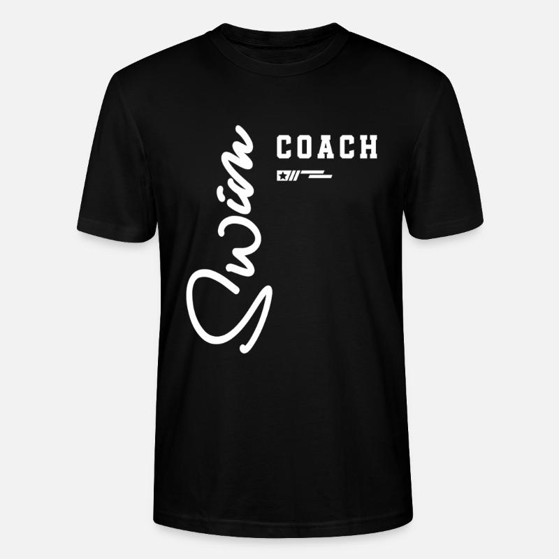 Swim Coach Classic Poolside für Teamleiter - Stanley/Stella Unisex Bio-T-Shirt CRAFTER - Schwarz