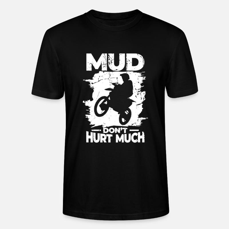 Mud doesn't hurt - Stanley/Stella CRAFTER Unisex Organic T-Shirt - black