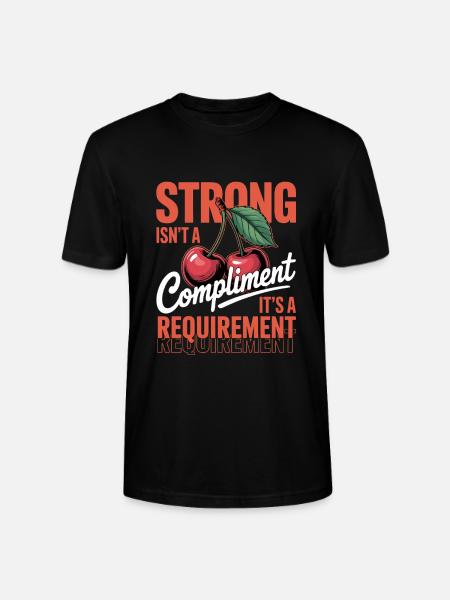 Women's Day Strong Isn't A Compliment - Stanley/Stella CRAFTER Unisex Organic T-Shirt - black