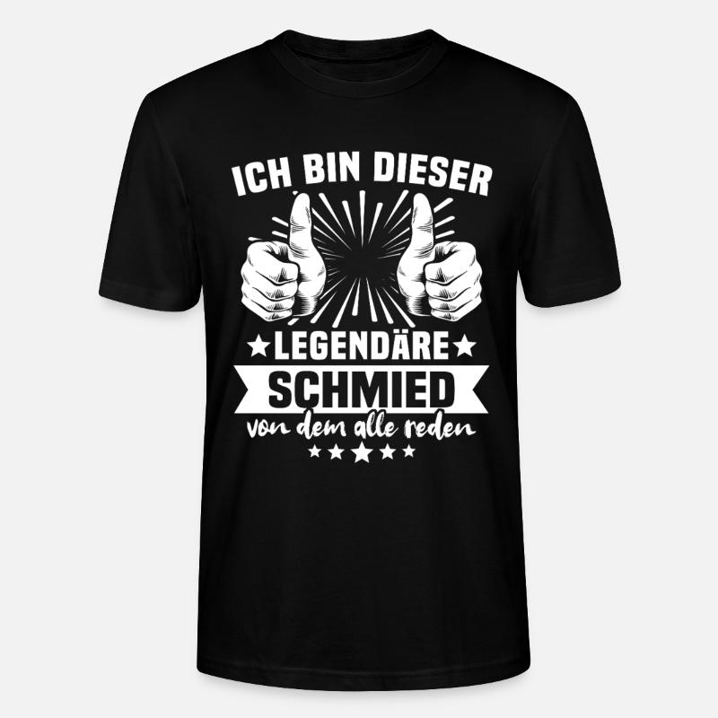 Légende du forgeron - T-shirt bio CRAFTER Stanley Stella Unisexe - noir