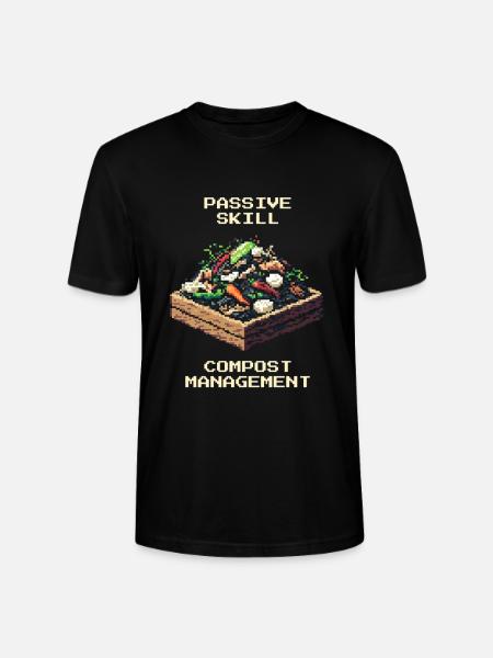 Compost Management | Composting & Garden - Stanley/Stella CRAFTER Unisex Organic T-Shirt - black