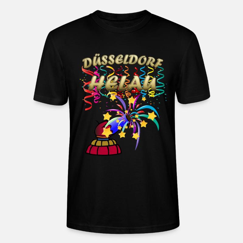 Carnaval Helau de Düsseldorf - T-shirt bio CRAFTER Stanley Stella Unisexe - noir