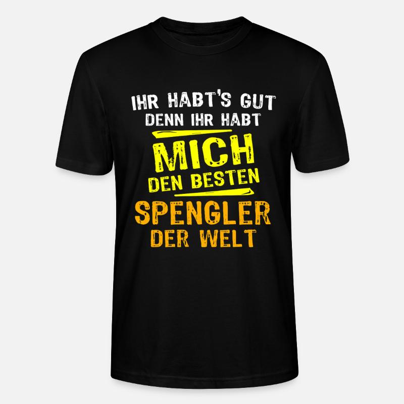 Spengler Geschenk - Stanley/Stella Unisex Bio-T-Shirt CRAFTER - Schwarz