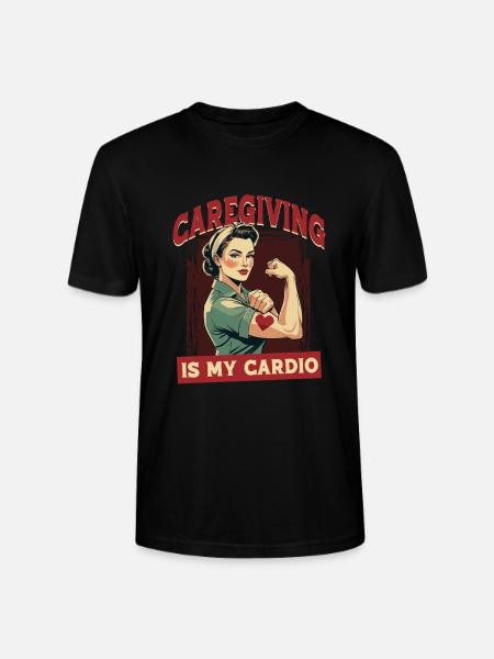 Nurse, geriatric care - Stanley/Stella CRAFTER Unisex Organic T-Shirt - black